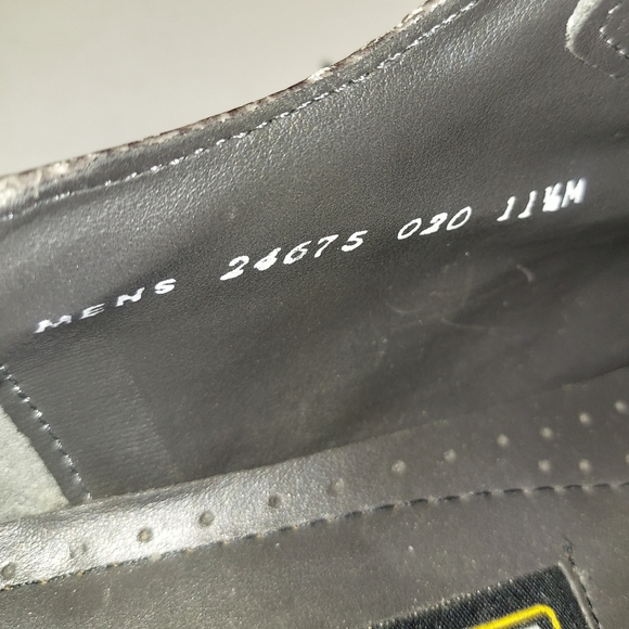 Men's croc embossed leather gray dress shoes by Stacy Adams - Picture 15 of 15